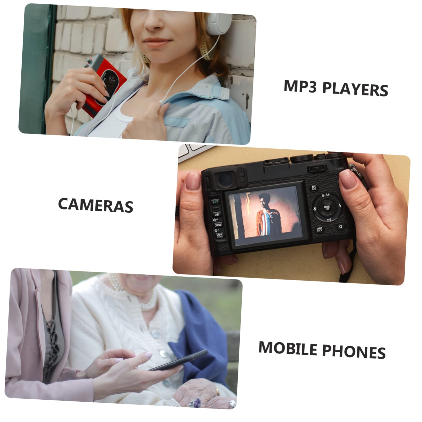Housoutil 20 Pz fibbia ad anello per cellulare cuori di vimini da appendere pratiche corde telefoniche supporto per telefono ringlith supporto per cuffie supporto per fotocamera Anticaduta