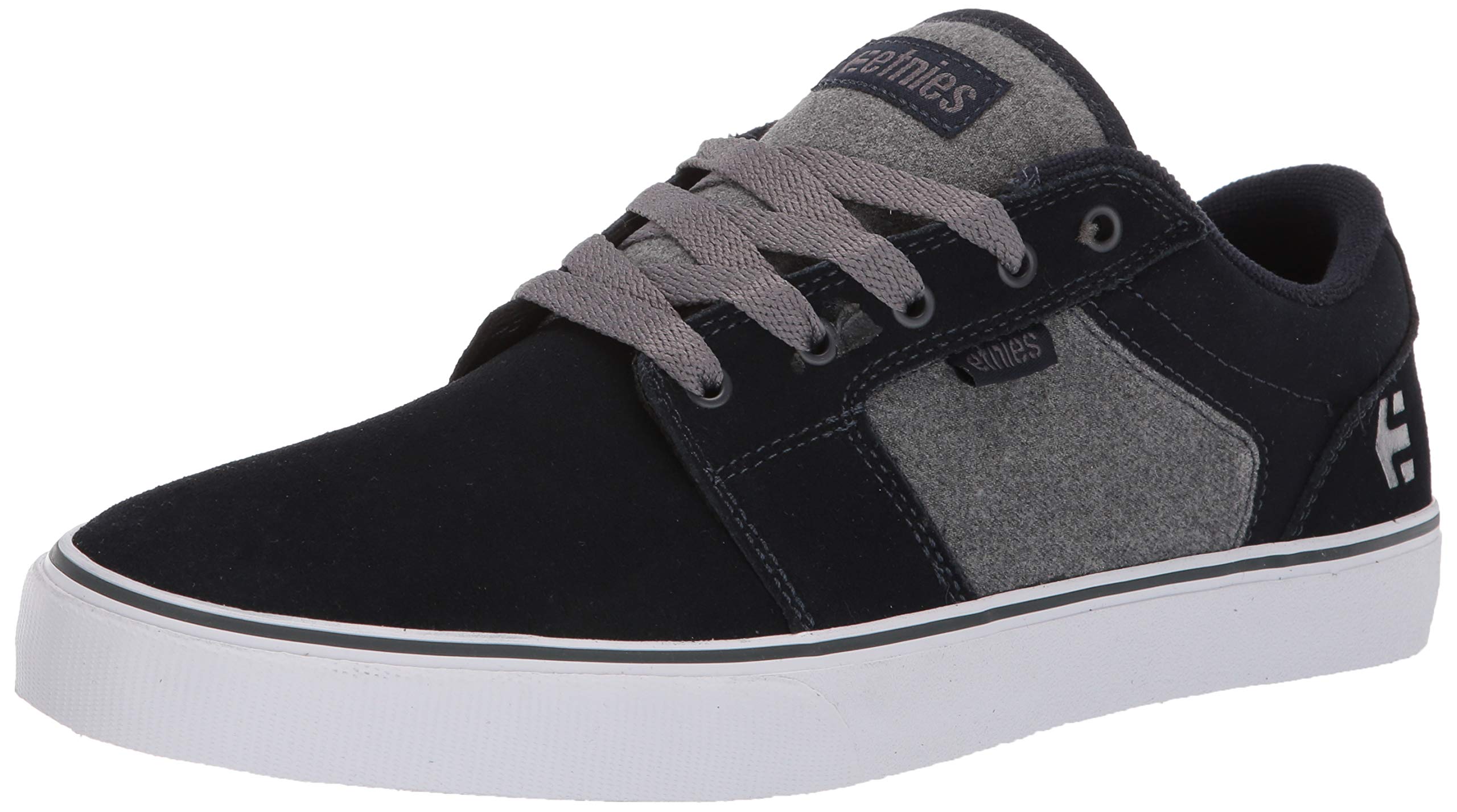 Etnies Barge LS – Classic Skate Look, Slim Vulcanized Silhoutte, Hefty Armored Collar, Reinforced Vulc