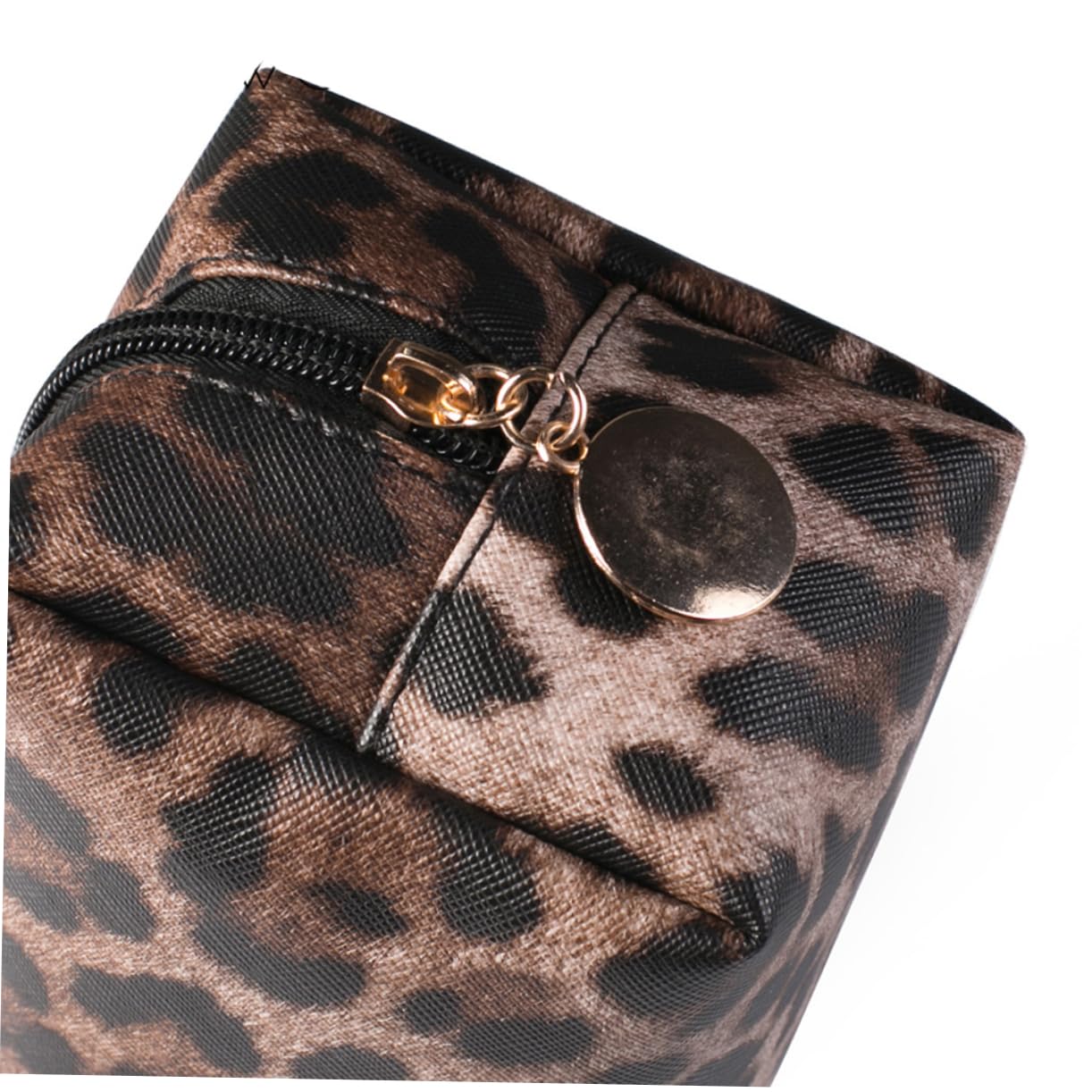 Didiseaon 6piezas Dark Leopard Makeup Bag PVC Transparent Multifunctional Storage Pouches Gran Capacidad para Cosméticos y