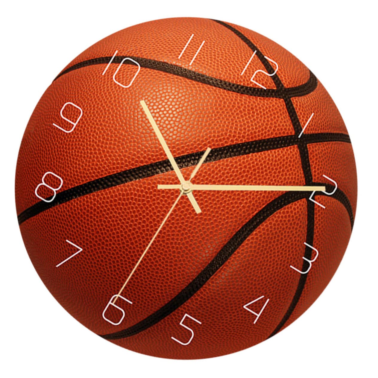 Horloge murale en acrylique et verre design sportif moderne