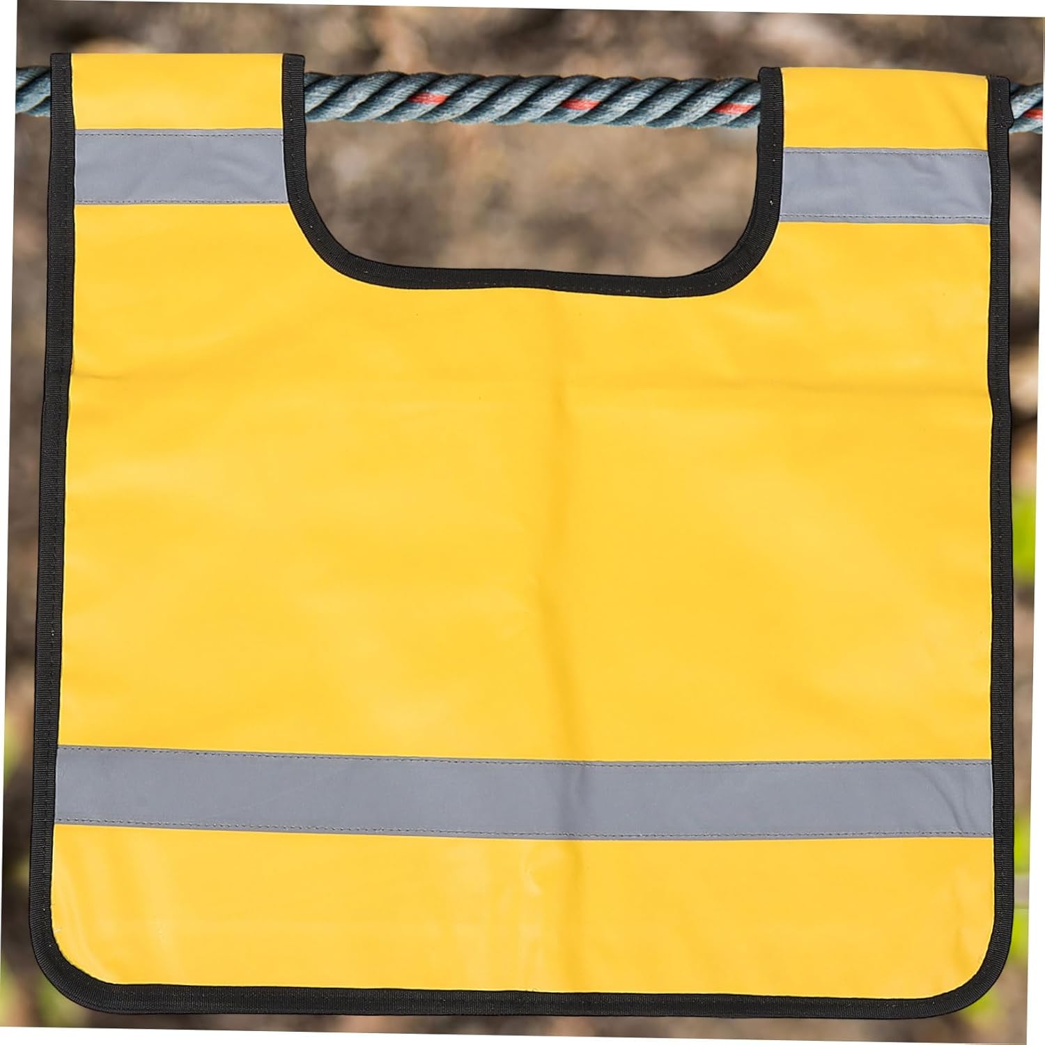 Gatuida Multi-Functional Winch Cable Buffer Pad Yellow Winch Rope Cover with Dampener and Reflective Strips