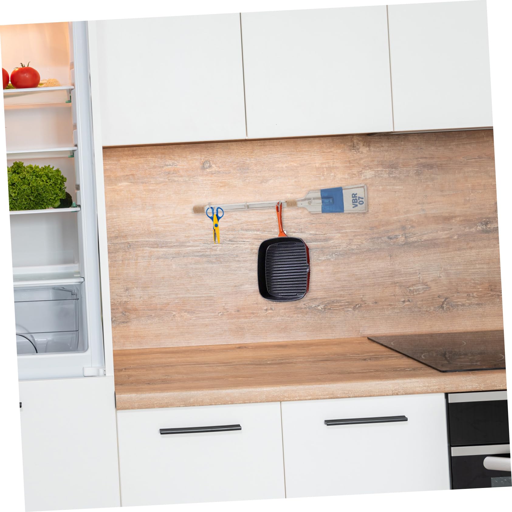 Ganci Appendiabiti Nautici in Legno Decorativi in ​​stile Per Cucina Bagno Camera Da Letto Ufficio