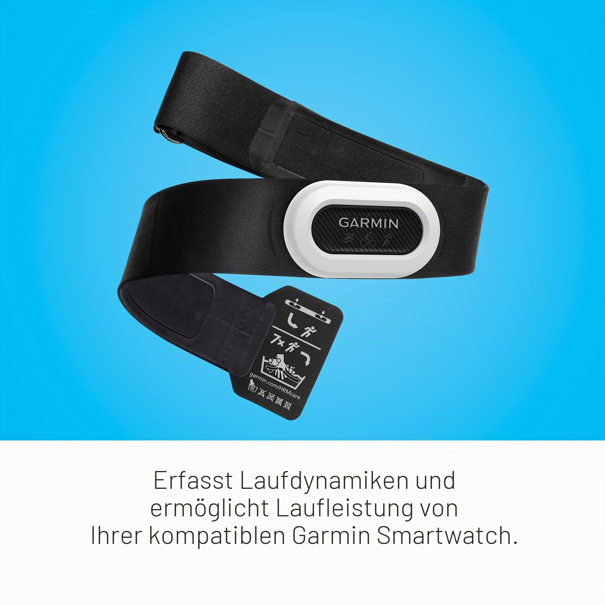 Garmin HRM-Pro Plus, Premium Brustgurt Herzfrequenzmesser, erfasst Laufdynamik, Übertragung über ANT+ und BLE (010-13118-05)