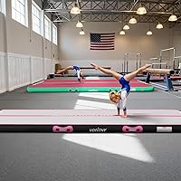 Vista 3 de VOFiTNY Colchoneta de gimnasia multiusos de 6.6/10/13/16/20 pies, resistente e inflable, para el hogar y el gimnasio