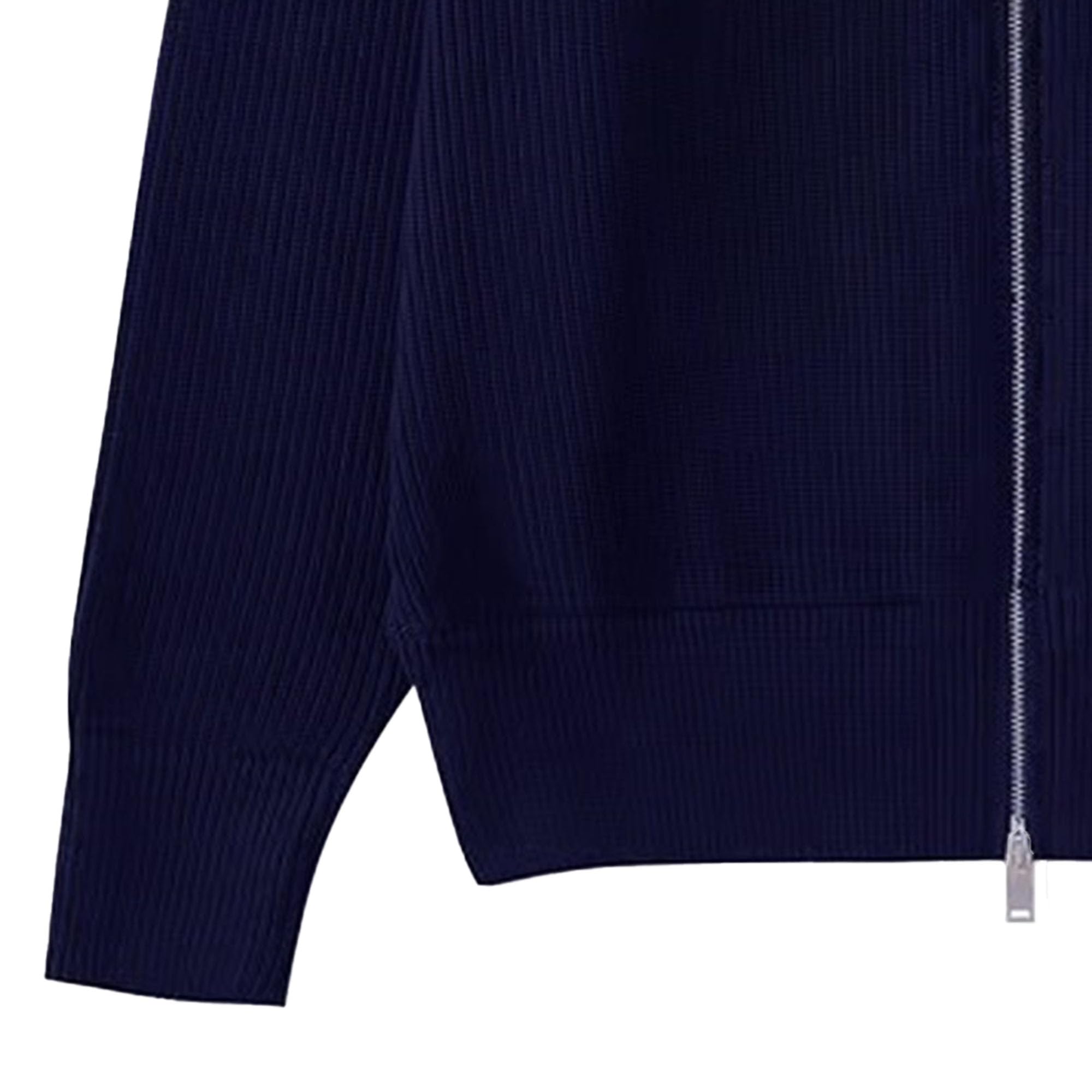 Cardigan da uomo con doppia cerniera mezza collo alto maglione caldo
