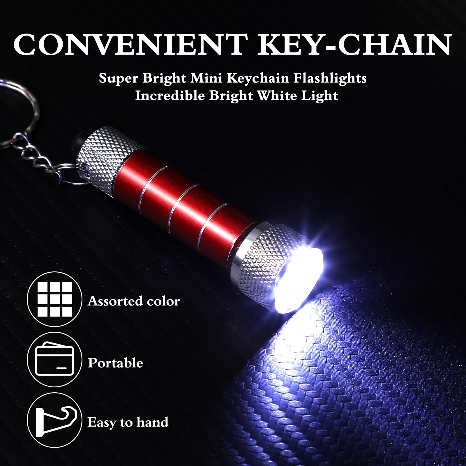 Beieverluck 10 Pack Mini Flashlights - Ultra Bright AAA Pen Lights With Clip, Tactical Pocket Flashlight For Camping, Emergency, Gifts - View #2