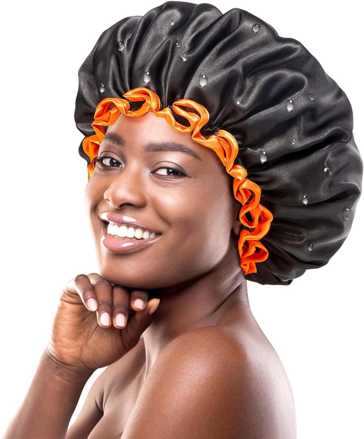Jumbo Shower Cap for Men and Women with Box Braid, Locs