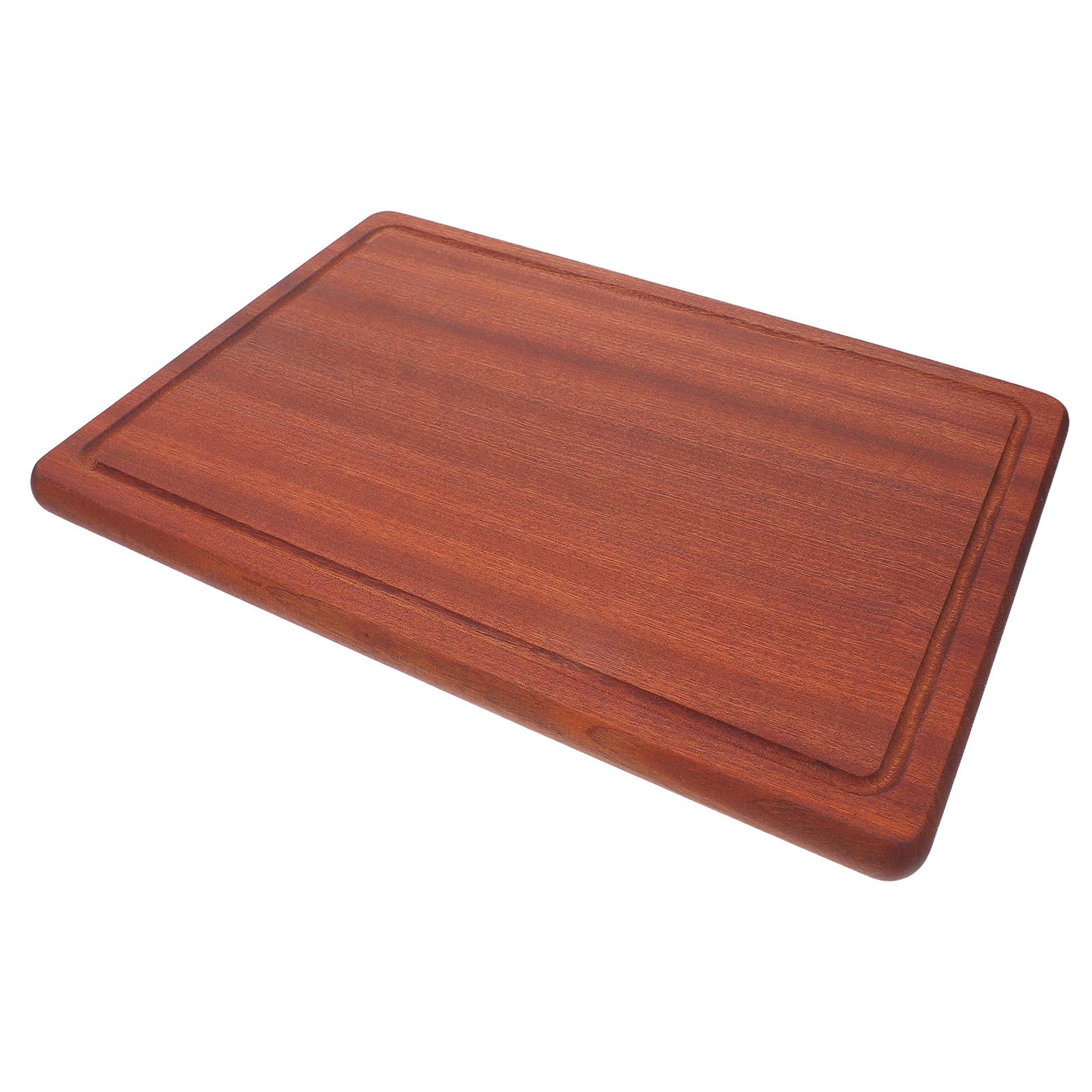 Tagliere da Cucina in Legno Massiccio 16x10, 6x0, 8" con Scanalatura