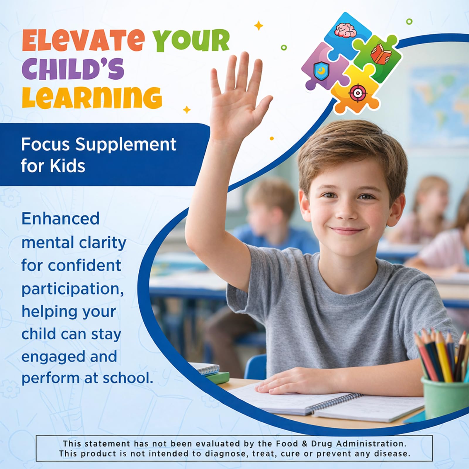 Kids Focus and Attention Supplements with Phosphatidylserine, L-Theanine, Omega-3 & Magnesium Glycinate - Kids Brain Vitamins Liquid Drops - Supports Concentration, Memory, Sleep & Mood, Strawberry — Amazon image 2