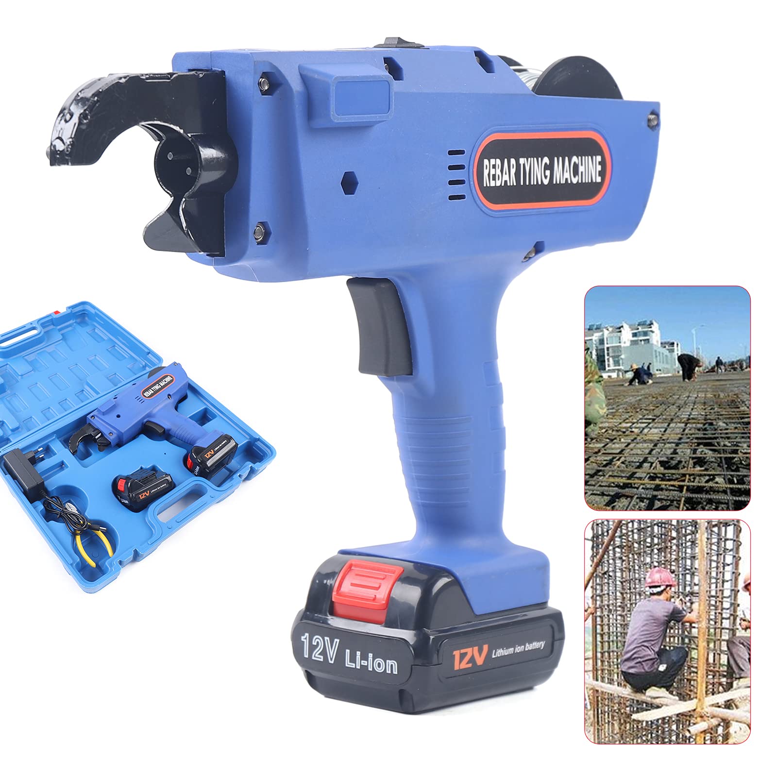 Buy 4500mAh 834MM Rebar Tying Machine Automatic Steel Bar Rod Tying