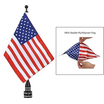 Amazon.com: MASION Motorcycle Flag 6 x 10 Flag Red American