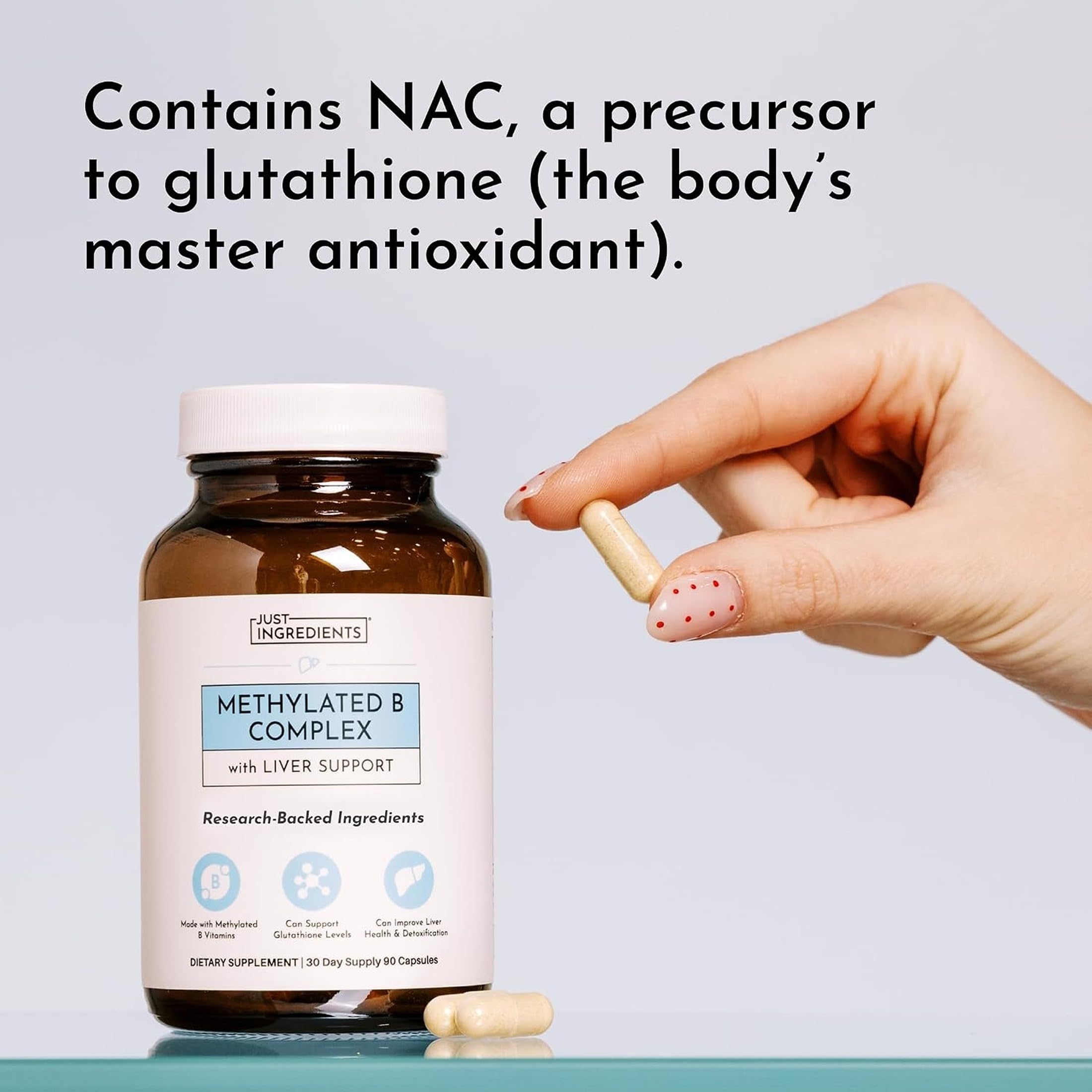 glutathione and b complex together JUST INGREDIENTS Methylated - Liver & Energy Support - 90 Caps Reconstitute Cagrilintide | TikTok