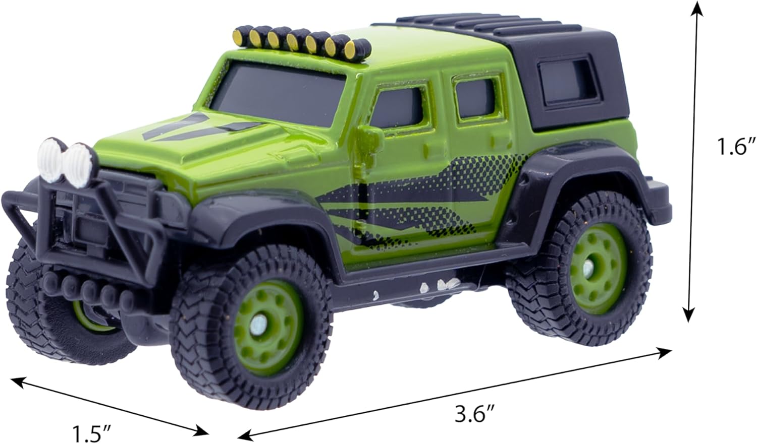 Mighty Fleet Diecast 3-Pack, Pick-Up Truck, SUV, and Off-Road Truck, Durable 3” Diecast Vehicles for Kids Ages 3+
