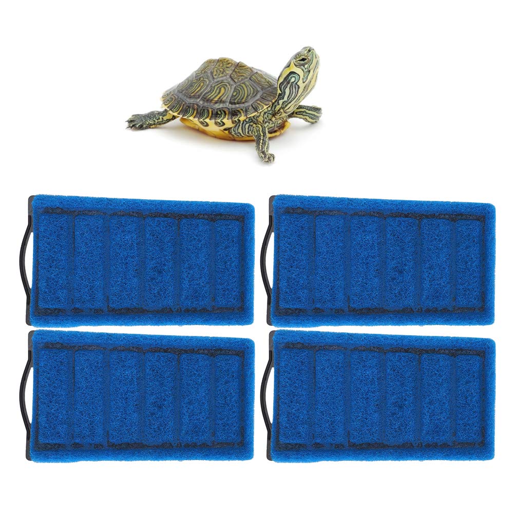 Elemento De Filtro De Acuario, Cartucho De Filtro Para Tanque De Tortuga Y Peces, 4 Piezas