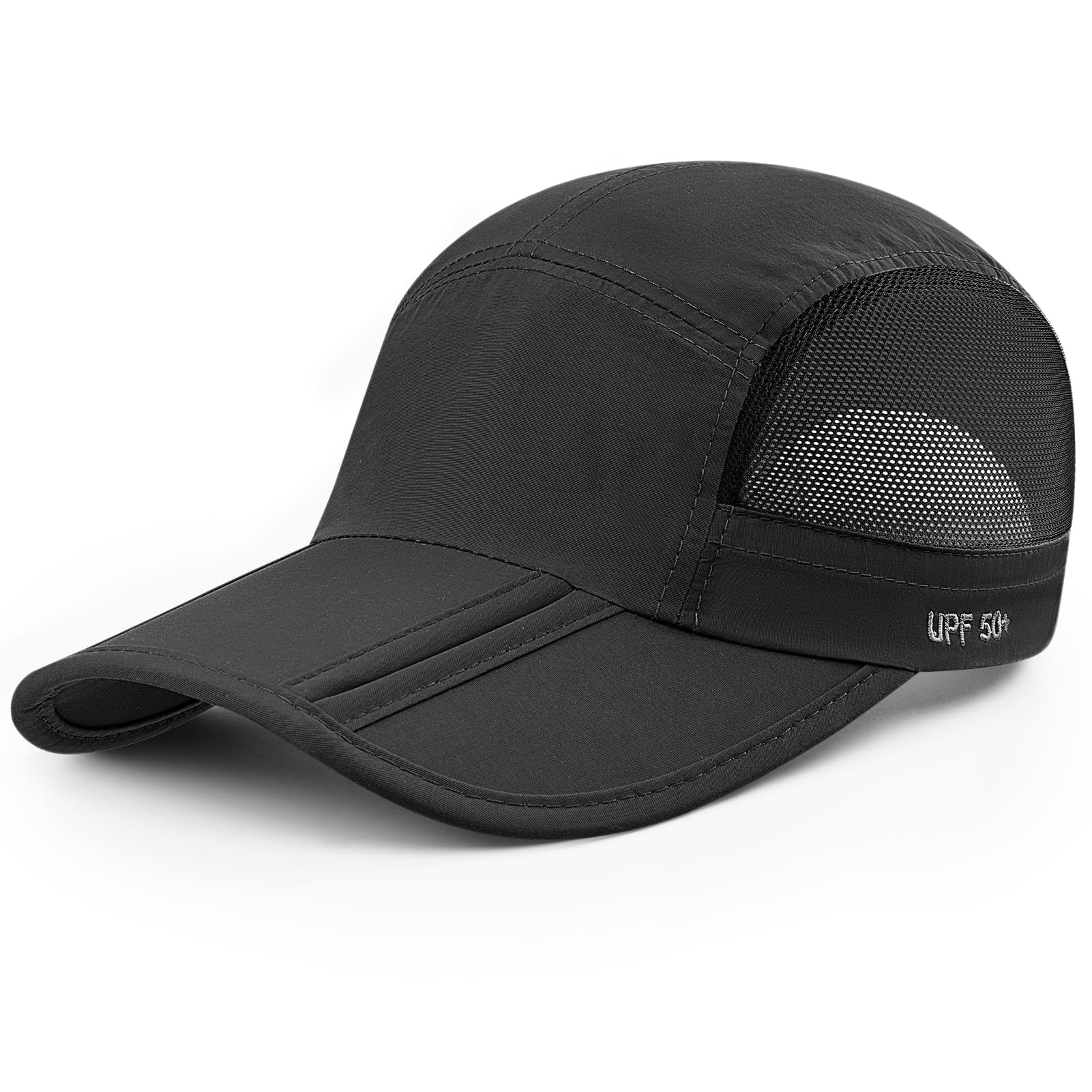 Becellen Sommer Basecap, Faltbar UV-Schutz Kappe Leichte Verstellbare Caps Männer Mesh Baseball Cap Unisex Atmungsaktives Sportkappe for Herren Damen Outdoor