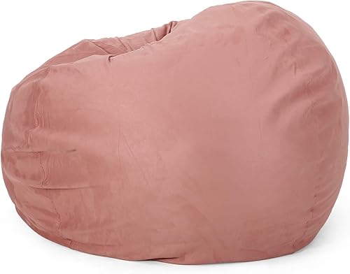 Miniatura 39 de Puff de microfibra de ante, Marrón French Roast,Rojo chino (Chinese Red),Tuscany,Carbón vegetal,Beige,Lavanda,rosado rosa (Rose Petal Pink)