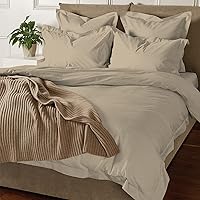 Vista 47 de Pizuna Sábanas de algodón puro 100% de tamaño individual, 800 hilos de algodón de fibra larga con bolsillo profundo de 15 pulgadas