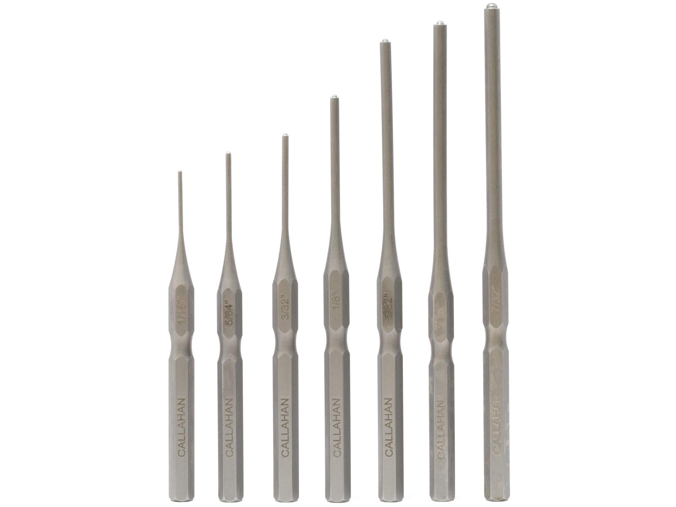 Callahan Roll Pin Punch Set 7-Piece Steel