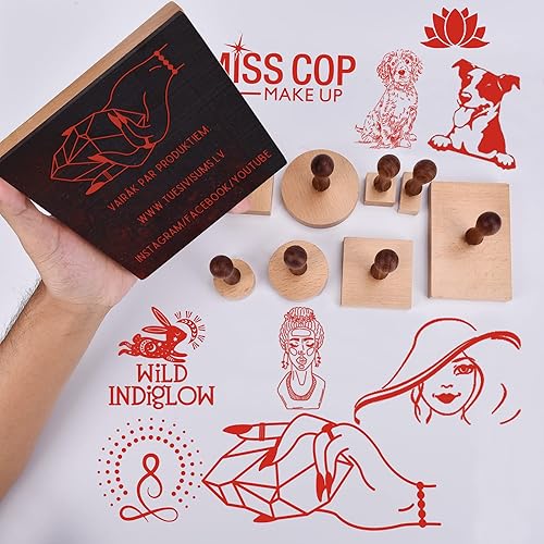 Miniatura 9 de Sello de firma con cualquier texto, autoentintado, sello de nombre personalizado, 5 opciones de tamaños