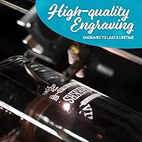 Vista 8 de On The Rox Regalos de whisky personalizados para hombres – Juego de 2 vasos de whisky con monograma grabado grabado de 11 onzas – Copa de cóctel