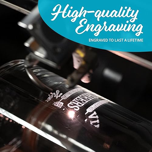 Miniatura 6 de On The Rox Drinks (C-Monogram) - Juego de 4 vasos de 11 onzas, grabados, con base pesada Rocks Elegantes, multiusos, vasos de bebidas Rocks - Regalo