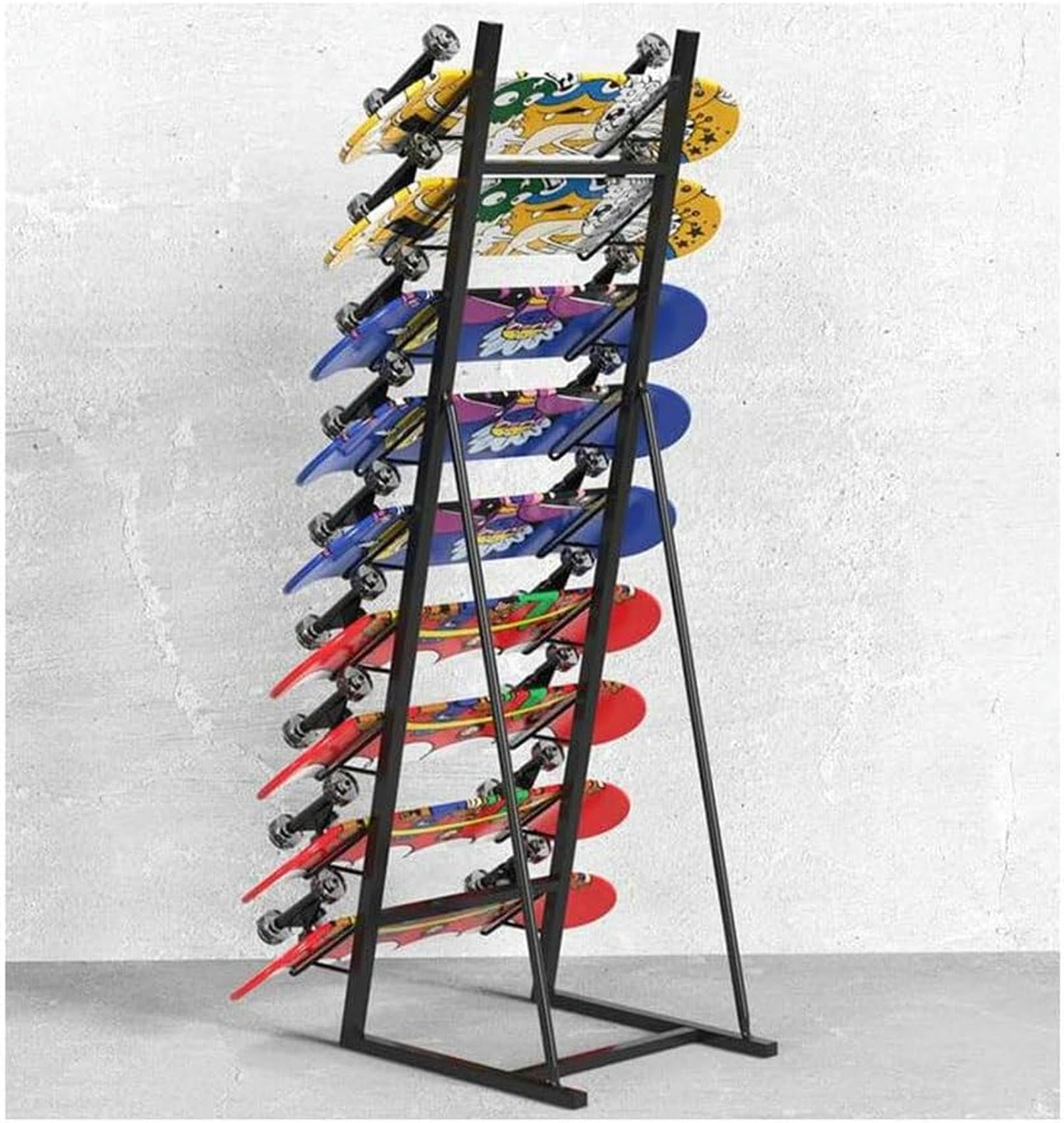 Support de rangement pour tapis de sport et planches pour libérer l'espace au sol