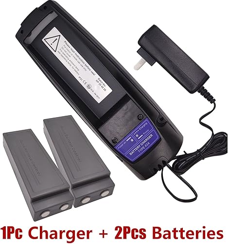 Miniatura 2 de Paquete de 1 cargador de batería de 110 V tipo 434 + (paquete de 2) baterías Scanreco 592 para batería Scanreco EEA4291434 EEA2512RC400590960 de 7.2