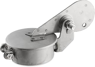 3" Inch Tractor Exhaust Silencer Weather Cap Muffler Cover Rain Flap 3" (Stainless Steel)