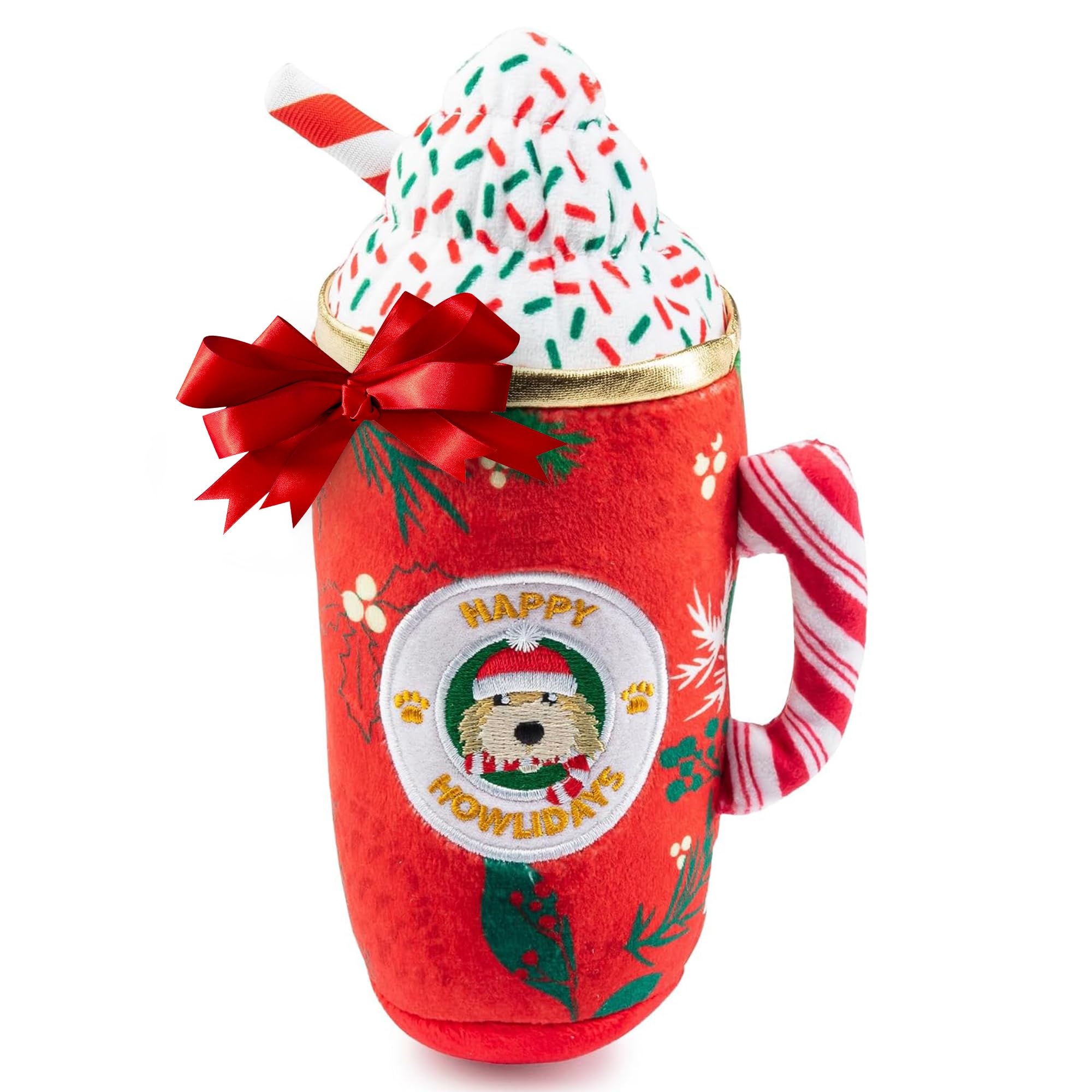 Apawrol Spritz Dog Toy - Plush Cocktail Parody -12