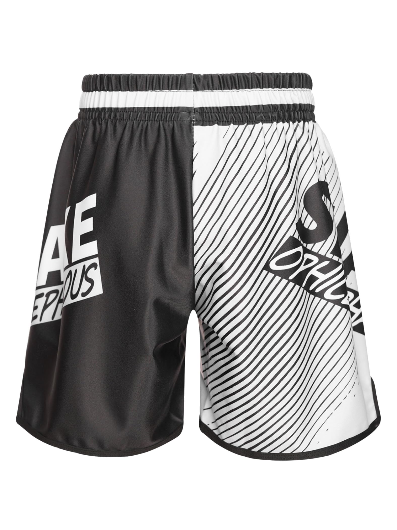 Shorts De Lucha De Muay Thai para Niños Varones Pantalones Cortos De Boxeo De Artes Marciales MMA Pantalones Cortos De Entrenamiento De Lucha