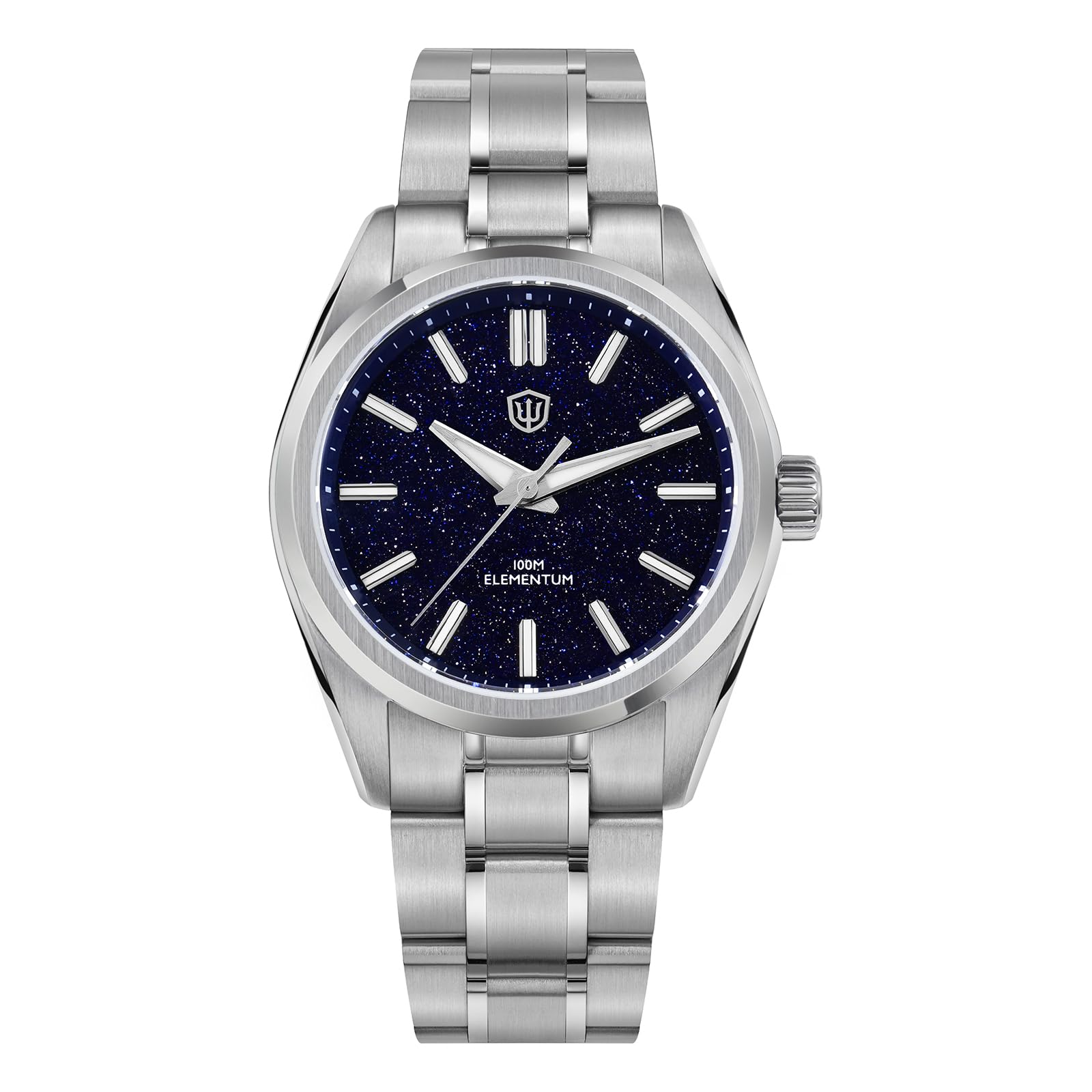 watchdives WD0003C Reloj de Cuarzo VH31 de segundero Continuo para Hombre con diseño Original, 36 mm, Cristal de Zafiro, Reloj de Pulsera de Estilo Refinado, Resistencia al Agua 100 m