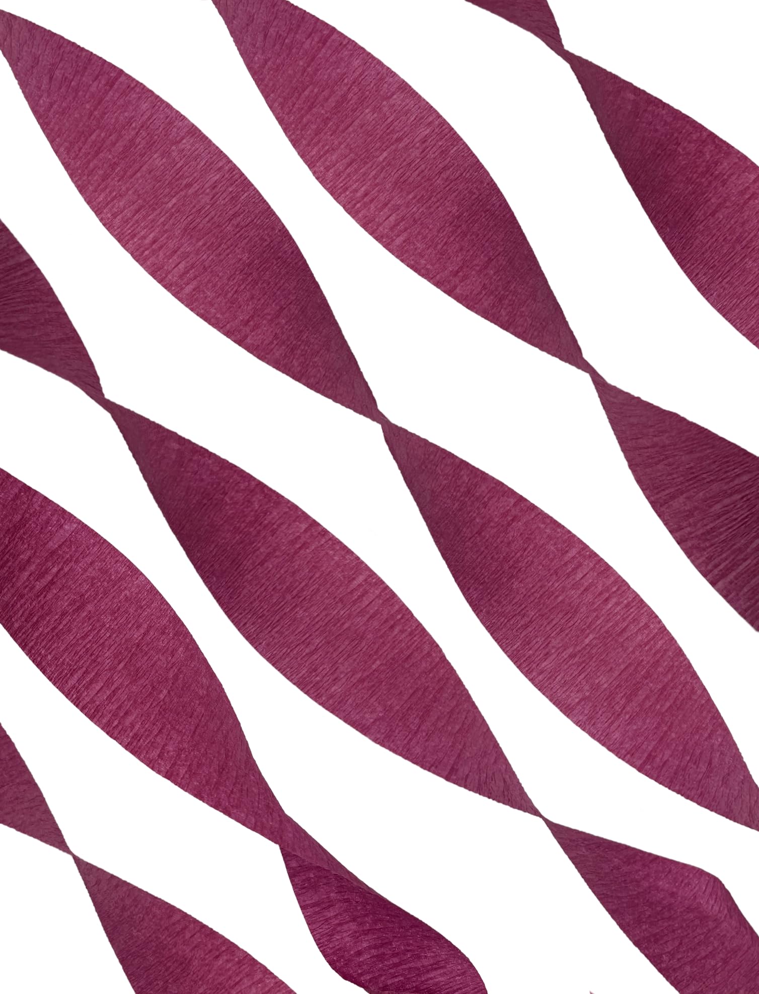 (2 rollos, ciruela cabernet) – Rollos de papel crepé edición especial para fiestas (cabernet ciruela, 2 rollos), 44 m en total, fabricado en Estados Unidos