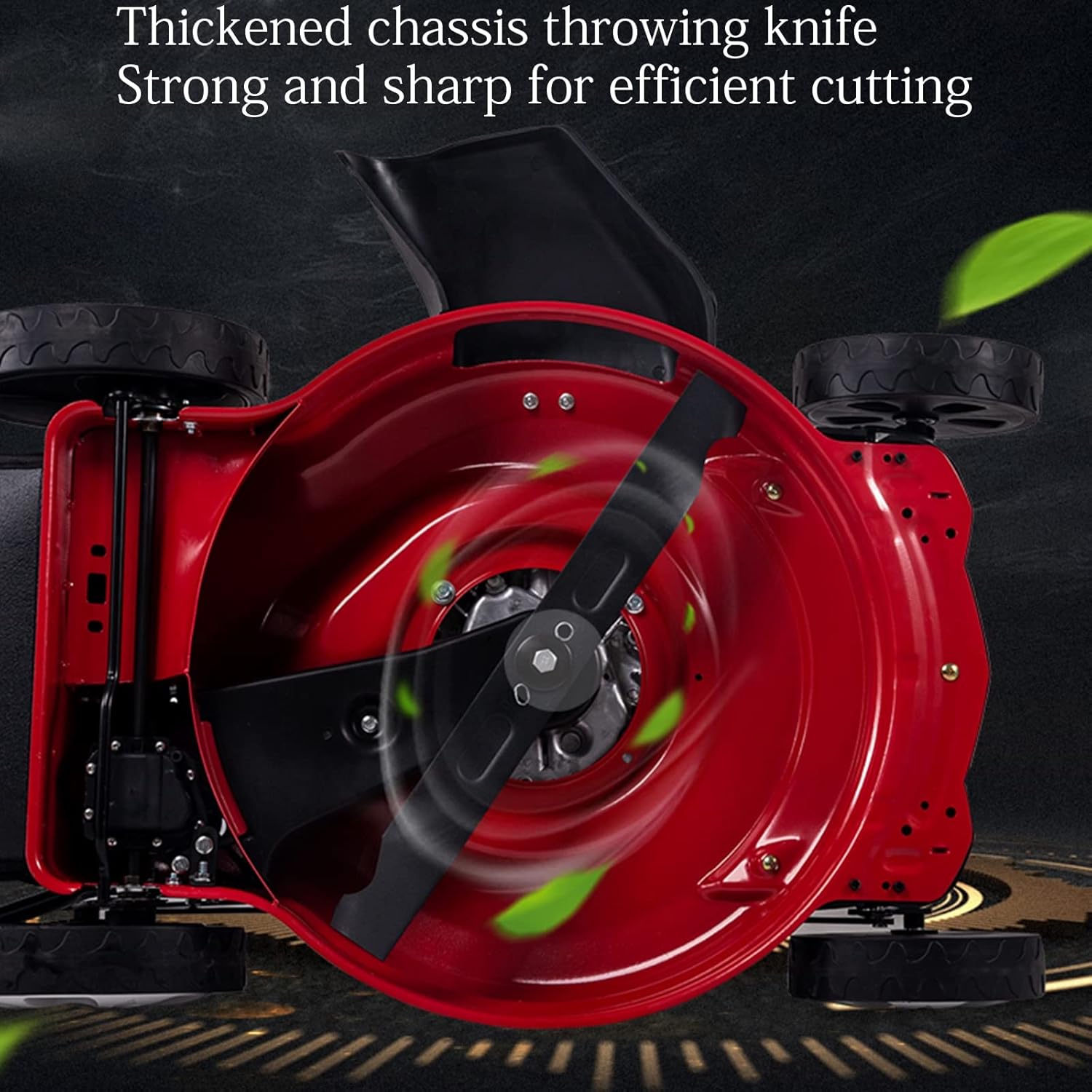 review KEINXOW 48V Lithium-Ion Battery Electric Lawn Mowers Portable Cordless Walk-Behind Lawn Mowers 43cm Cutting Width 8 Adjustable Cutting Heights