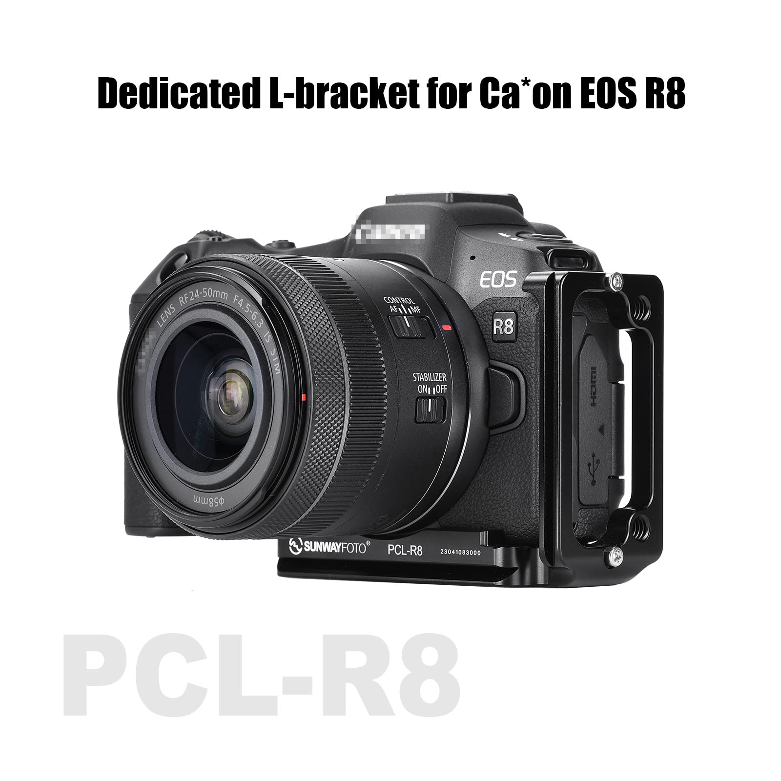 Amazon.com : SUNWAYFOTO L-Bracket for Canon Eos R8/Eos RP Arca