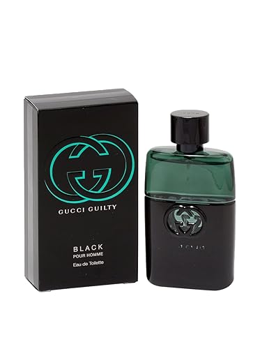 Gucci Guilty Negro Para Hombres Edt Spray 1.7 Oz