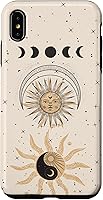 Vista 11 de Mystical Tarot Card Aesthetic Sun Moon Phases Yin Yang Space Case for iPhone 17