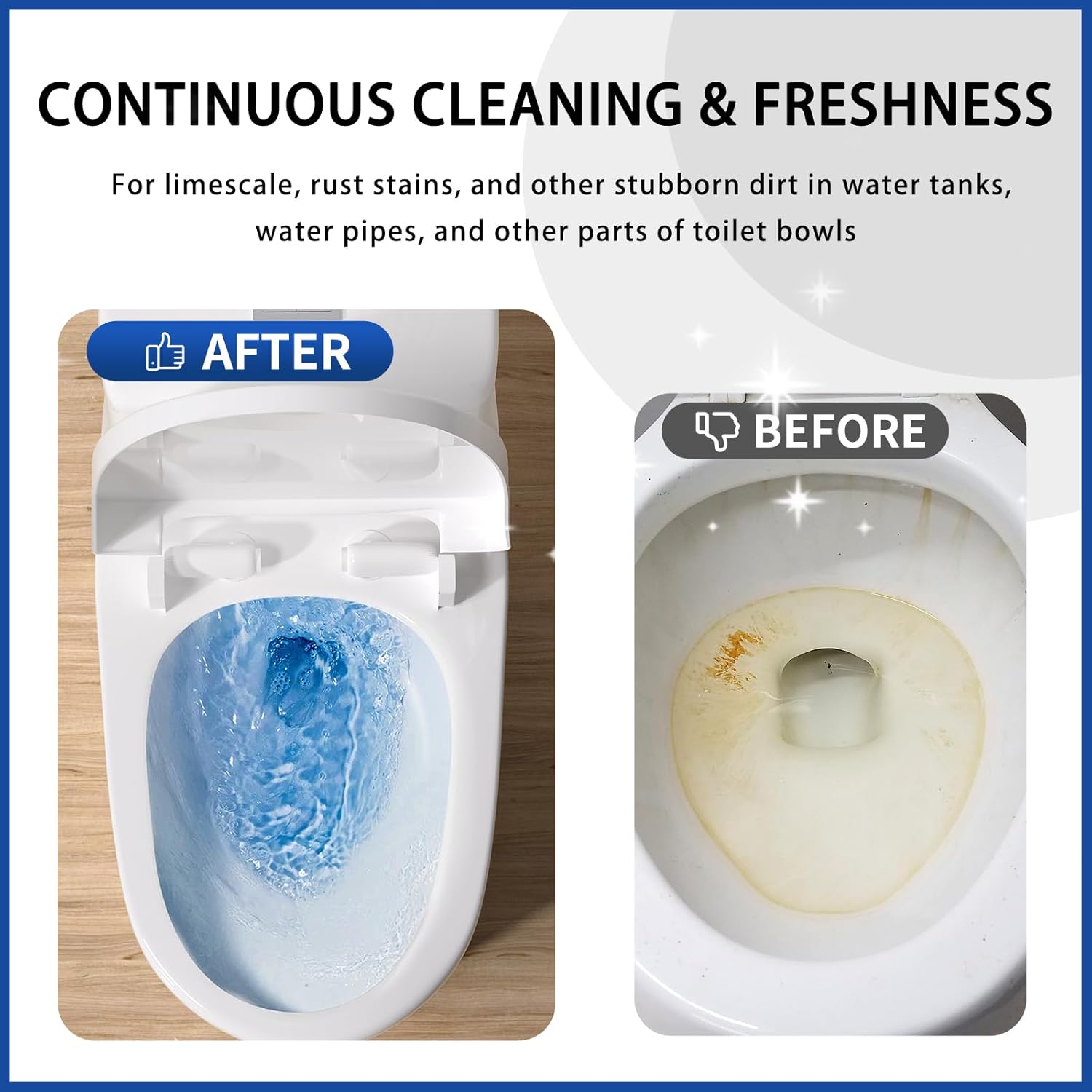 Automatic Toilet Bowl Cleaner Tablets,Toilet Cleaner Tablets For Tank,Bathroom Cleaner For Tank - Image 4