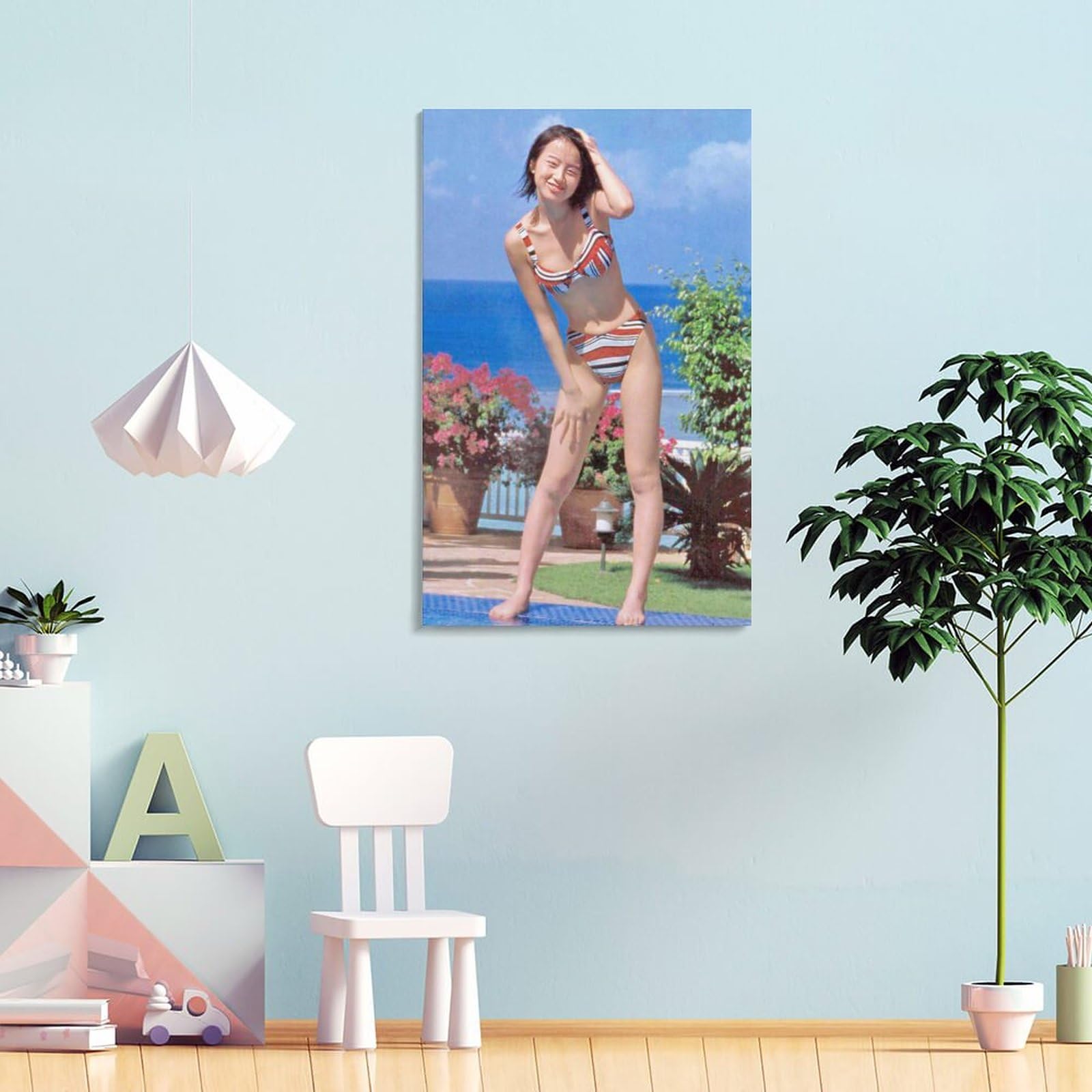 Amazon.co.jp: 鈴木亜美写真ビキニポスターアートパネル アートパネル