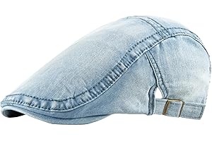 meioro Women Denim Newsboy Cap