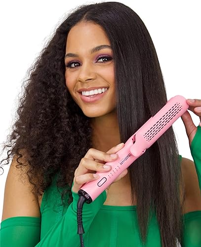 Miniatura 6 de Sunny Styler - Plancha plana para peinar, alisador y rizador de pelo 2 en 1, placas de cerámica, revestimiento de turmalina, rejillas de ventilación