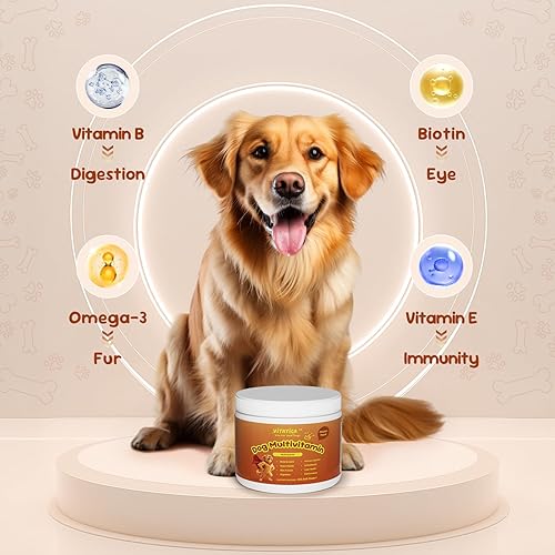 Miniatura 2 de Multivitamínico para perros - Suplemento diario todo en uno  Apoya las articulaciones, el corazón, la piel, la digestión, el sistema inmunológico y