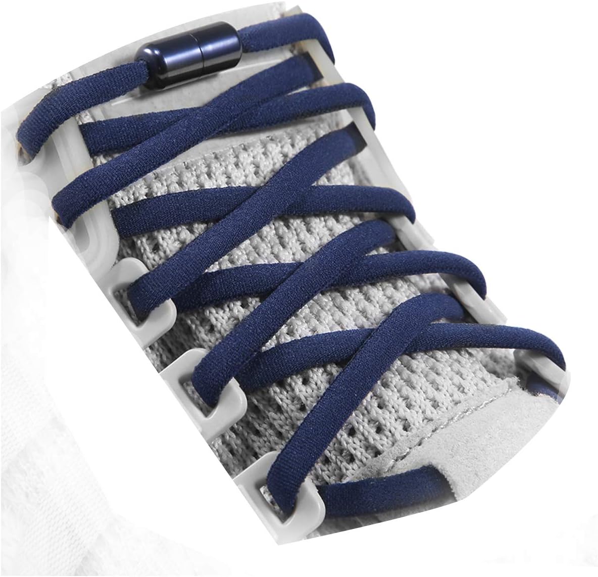Elastic No Tie Shoe Laces For Adults,Kids,Elderly,System With Elastic Shoe Laces(2 Pairs)