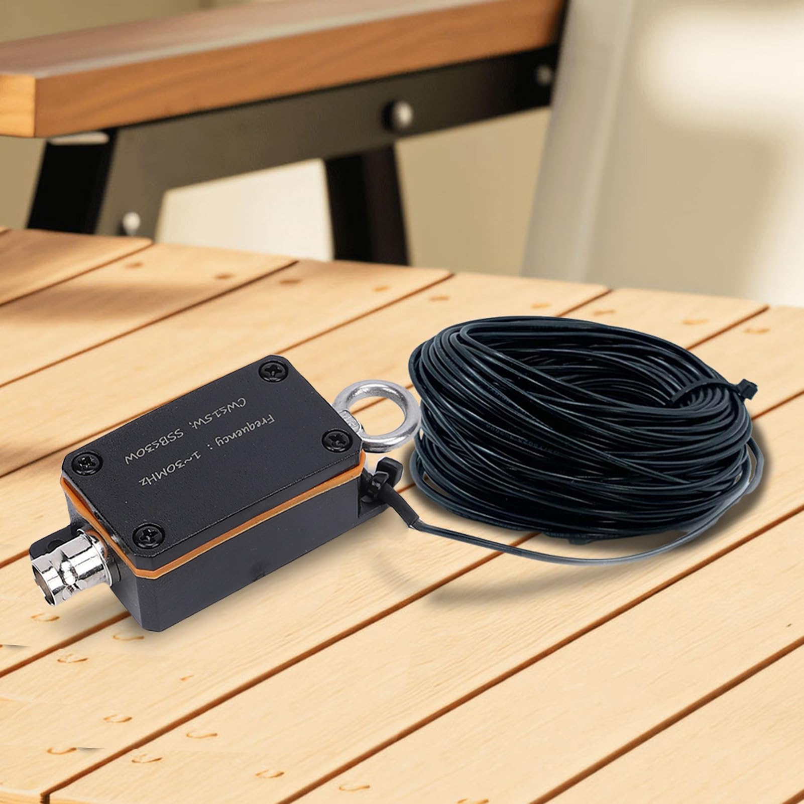Media Antena Alimentada por el Extremo Banda Ancha Compacta y Portátil de 1-30 MHz para Entusiastas de la Radioafición Aleación de Aluminio