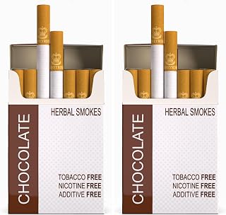 Honeyrose CHOCOLATE Tobacco & Nicotine Free Herbal Sticks (Pack of 2)