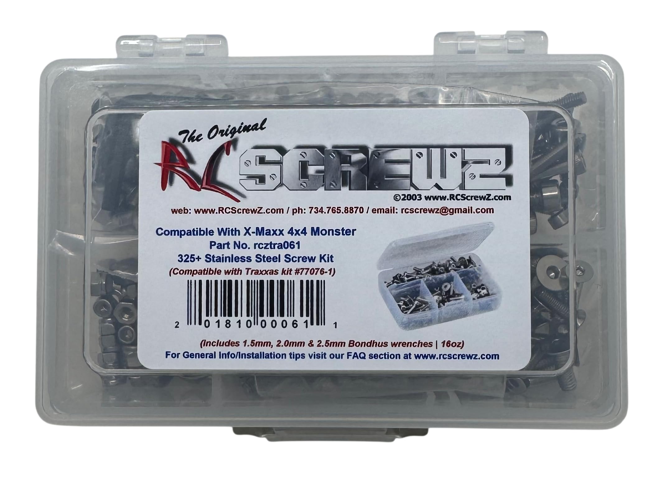 Amazon.com: RCZTRA061 - Compatible with Traxxas X-Maxx 4x4 (#77076