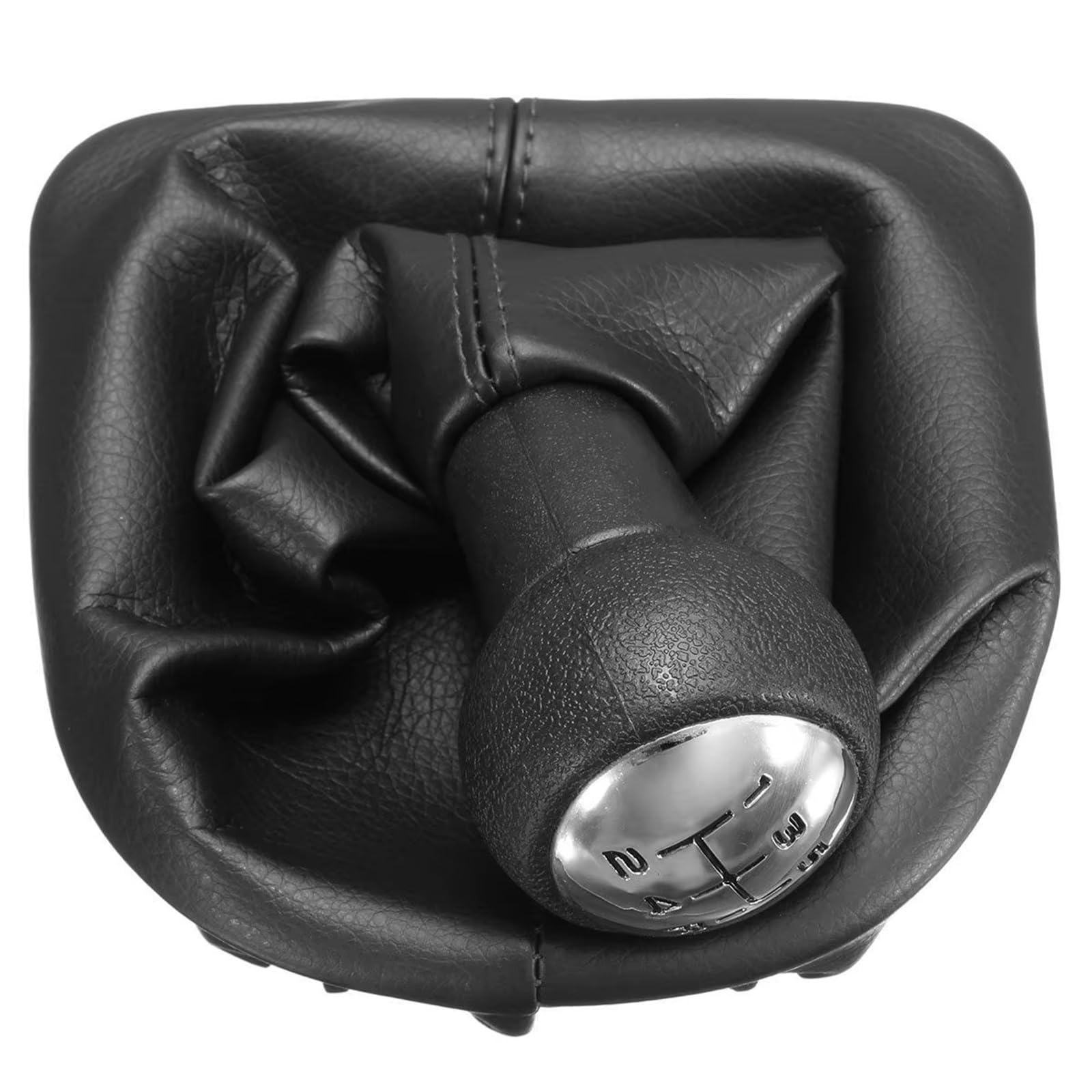 Lzbzhb One Color 5 Speed Gear Shift Stick Leather Gaitor Gaiter Knob For Peugeot 207 307 For Cc 308 Gear Shift Knob