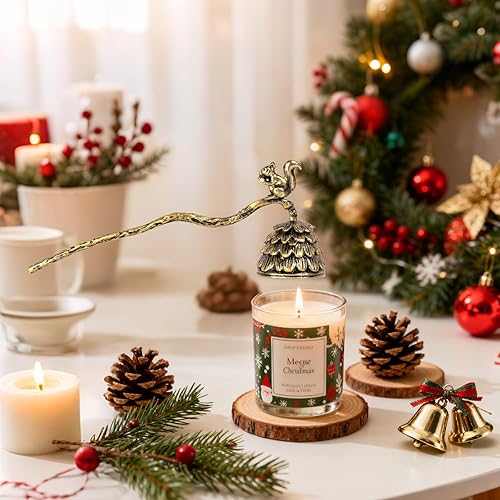 Miniatura 6 de We Moment Snuffer de velas, extintor de velas con mango largo, apagador de llama de mecha de estilo retro para apagar la llama de la vela de forma