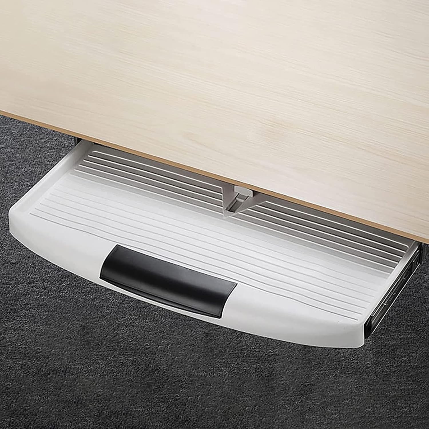 PullOut Keyboard Tray Under Desk, Ergonomic SlideOut Keyboard Stand