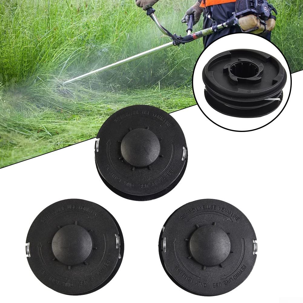 Lot De 3 Têtes De Bobine En Nylon Pour Débroussailleuse Pour Einhell GC-ET 4530 RTV 400, RTV 550, RTV 550/1