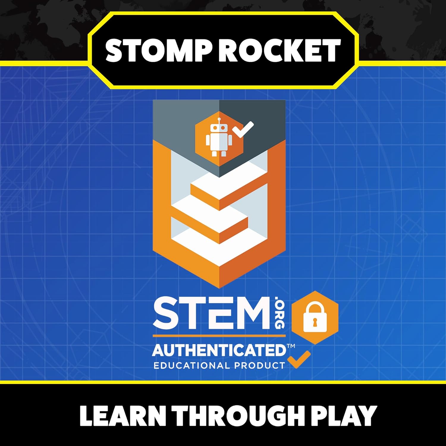 Stomp Rocket Squeeze Rocket 8 Player Party Pack - Includes 8 Launchers, 40 Soft Foam Rockets - Rocket Launcher STEM Gift - Ages 4 & Up - Fun Backyard & Outdoor Kids Toys Gifts for Boys & Girls